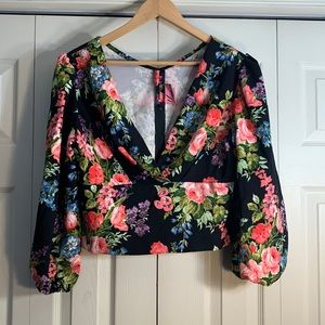 Vixen by Micheline Pitt Bawdy Cropped Blouse